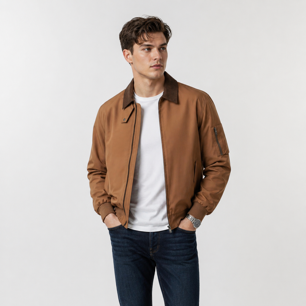 Veste Harrington Classique Homme Veste Mi-Saison