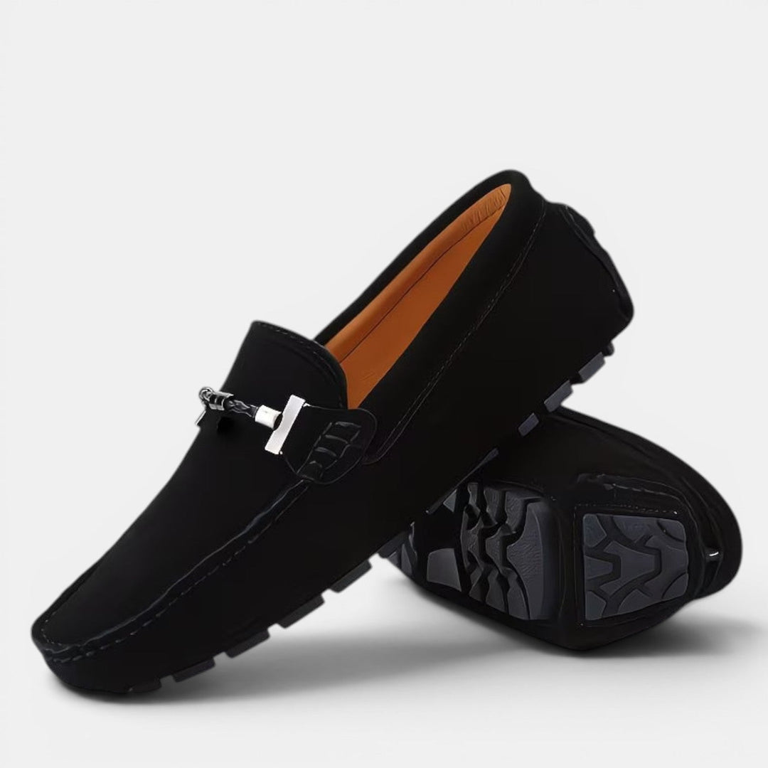 Mocassins Outdoor en Daim Homme Été à Enfiler Slip-On