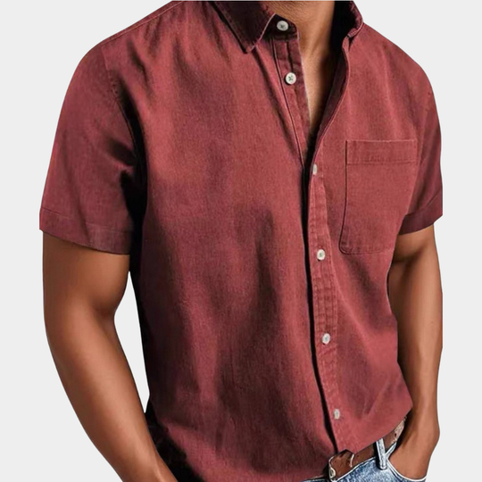 Chemise de Loisir Classique Homme Manches Courtes