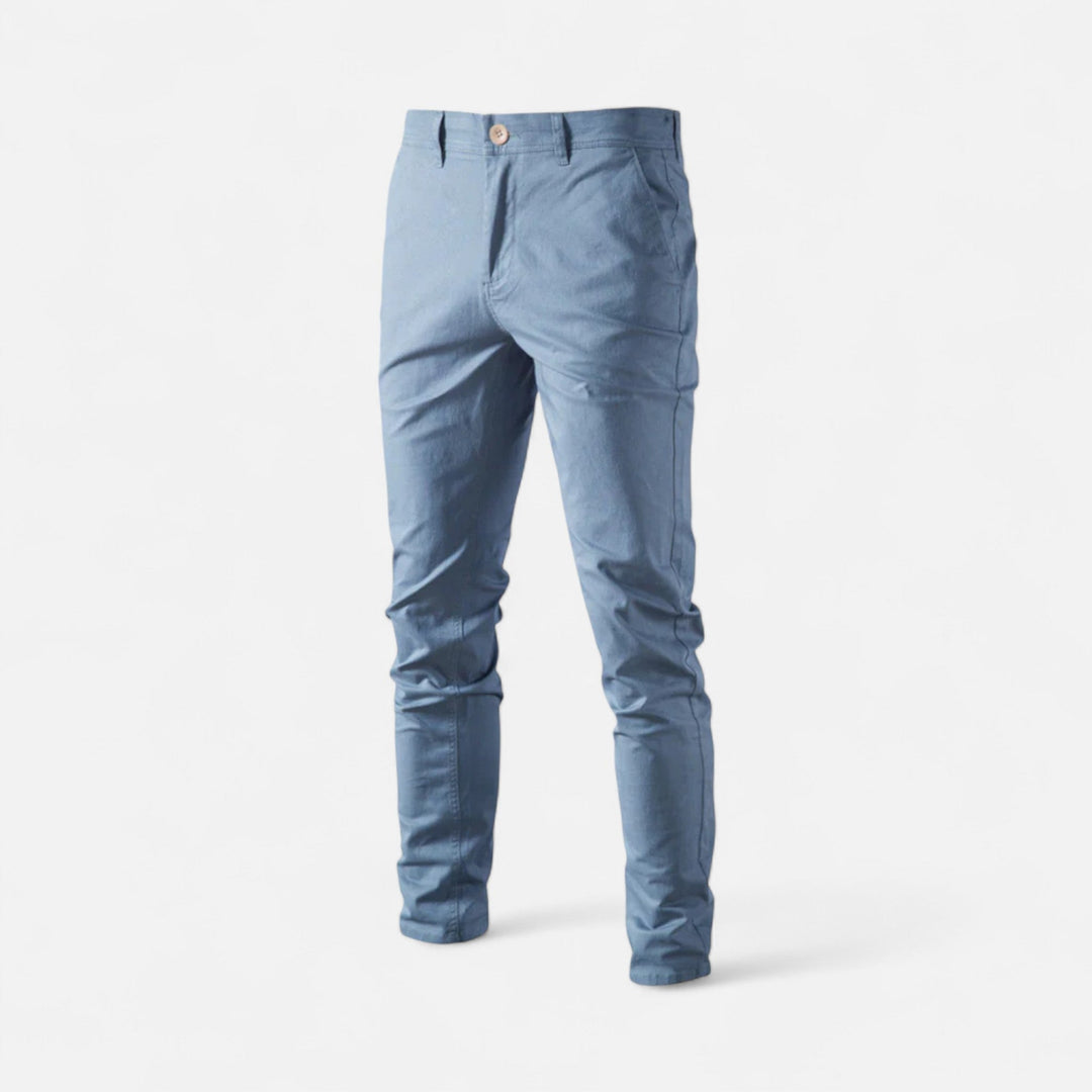 Chino Smart Casual Homme Cintré Élégant Pantalon