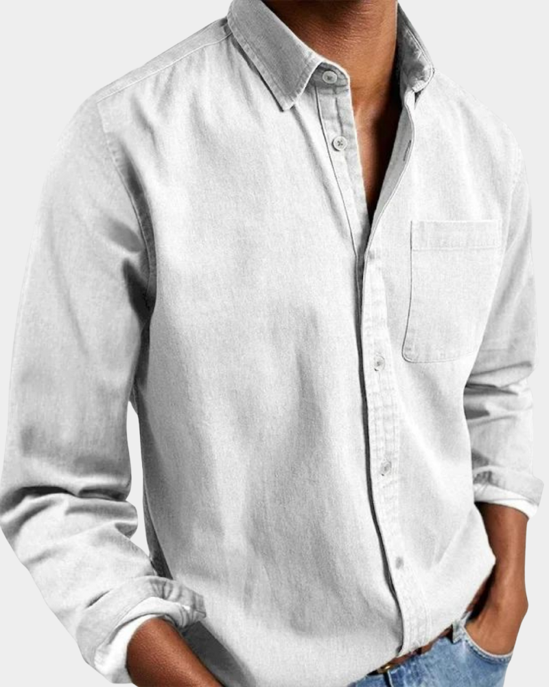Chemise Premium Homme Manches Longues Casual Confort