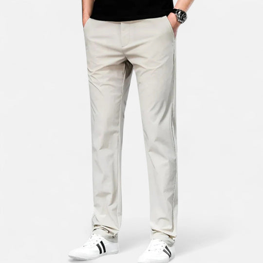 Chino Léger Homme Été Pantalon en Tissu Casual