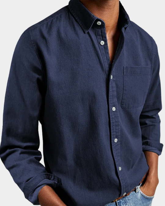 Chemise Premium Homme Manches Longues Casual Confort