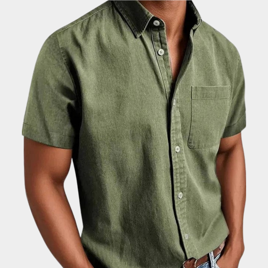 Chemise de Loisir Classique Homme Manches Courtes