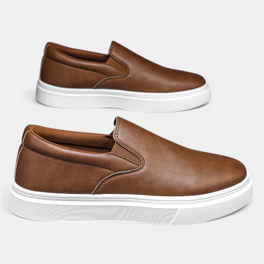 Baskets Confort à Enfiler Homme Slip-On Loisir