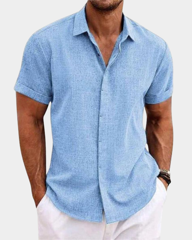 Chemise de Loisir Premium Homme Manches Courtes Casual