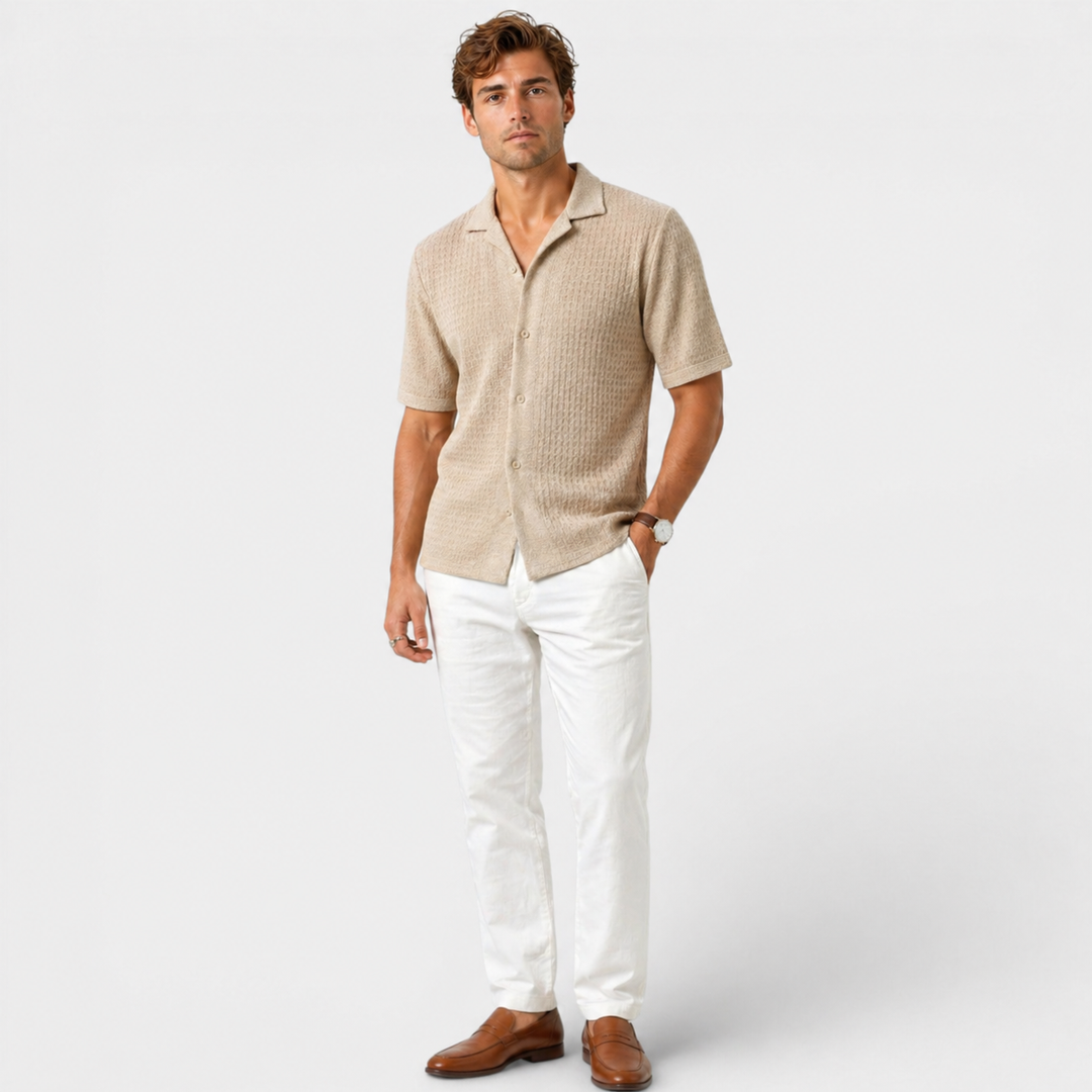 Chemise Smart Casual Élégante Homme Business Loisir