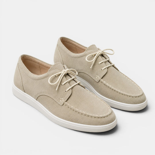 Mocassins Derby Old Money Homme Élégants Cuir Slip-On