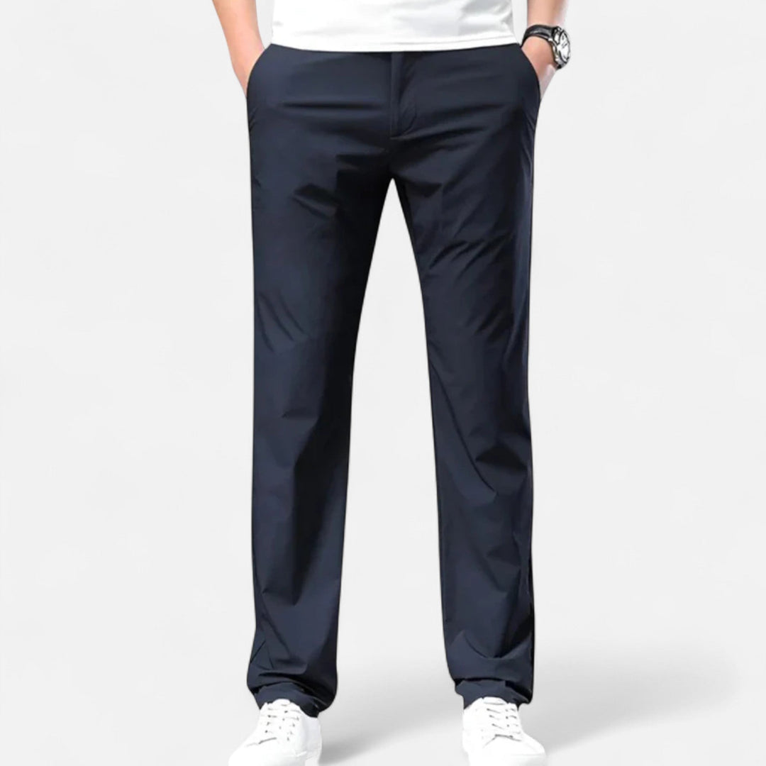 Chino Léger Homme Été Pantalon en Tissu Casual