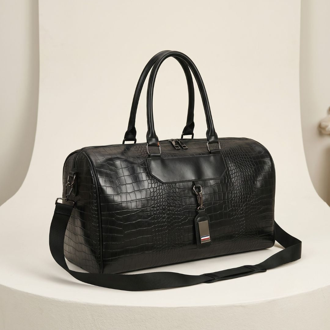 Sac de Voyage Weekend Homme Cuir Sport Duffle Bag