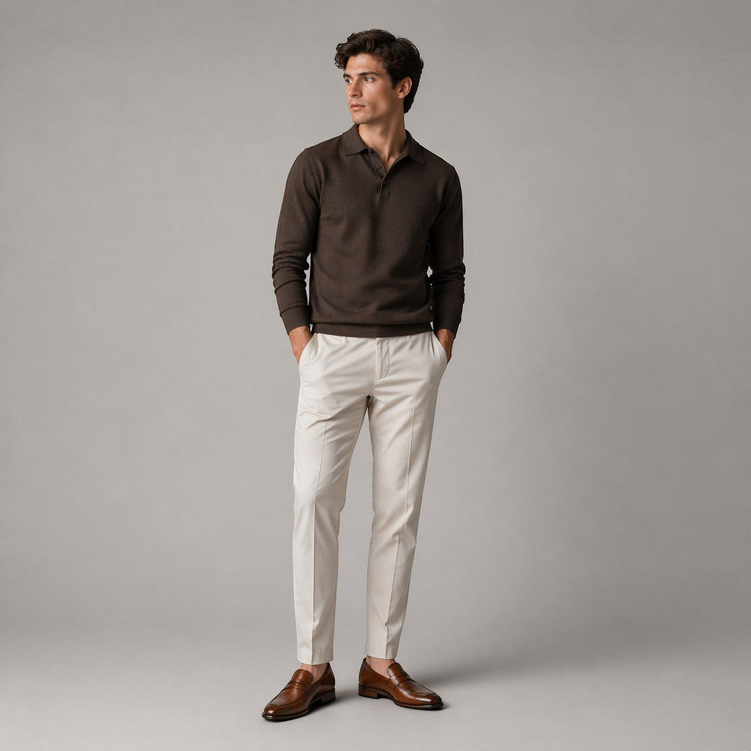 Mocassins Business Cuir de Bœuf Homme Élégants Habillés