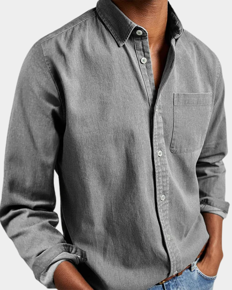 Chemise Premium Homme Manches Longues Casual Confort