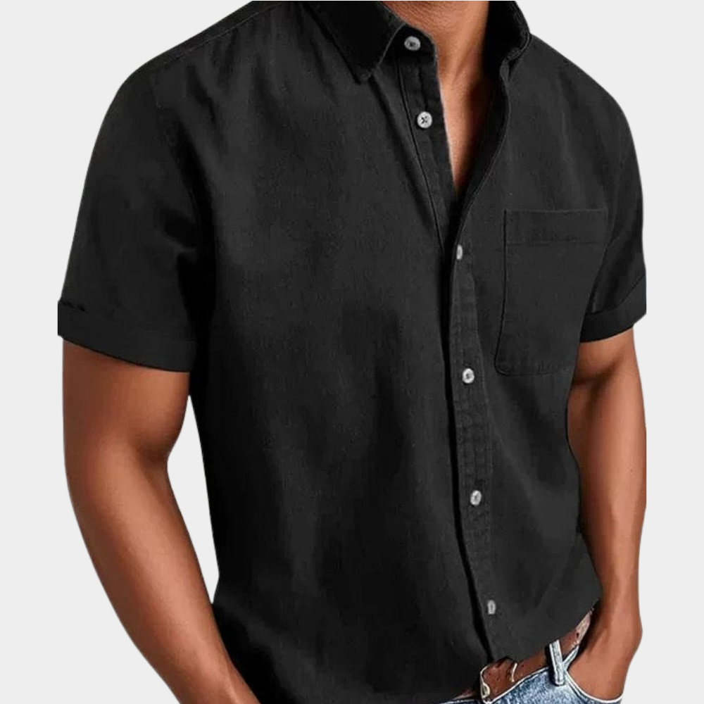 Chemise de Loisir Classique Homme Manches Courtes