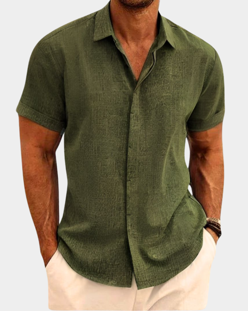 Chemise de Loisir Premium Homme Manches Courtes Casual