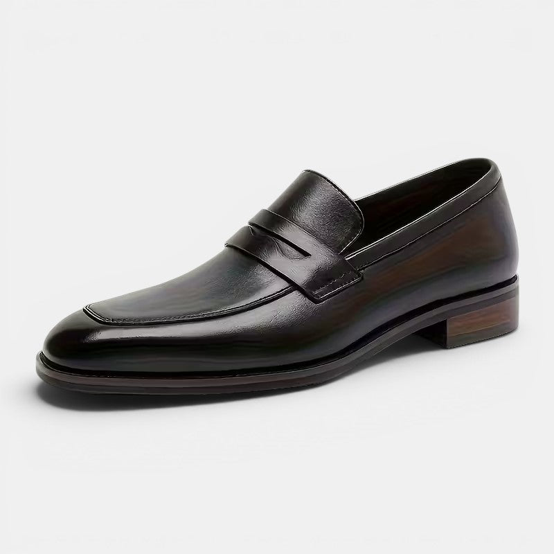 Mocassins Business Cuir de Bœuf Homme Élégants Habillés