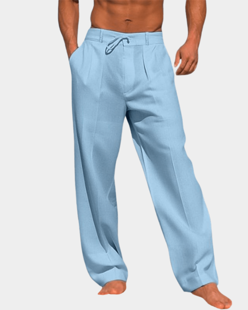 Chino Léger Respirant Homme Été Casual Pantalon