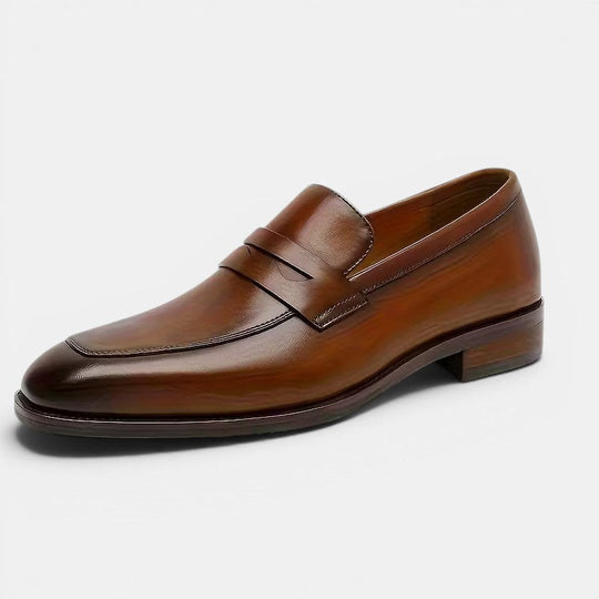 Mocassins Business Cuir de Bœuf Homme Élégants Habillés