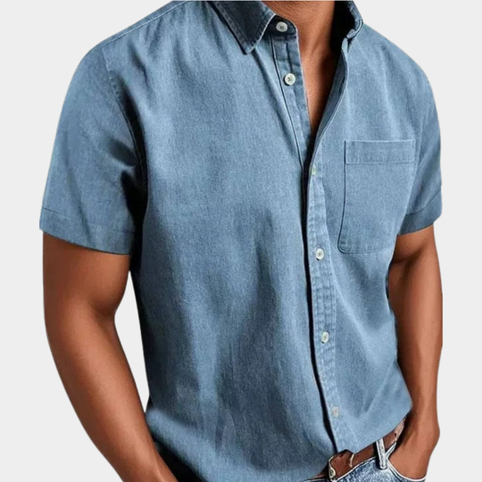 Chemise de Loisir Classique Homme Manches Courtes