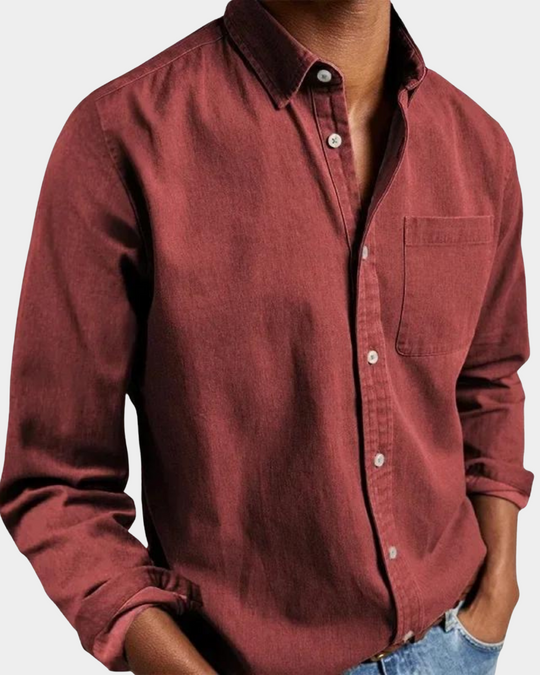 Chemise Premium Homme Manches Longues Casual Confort