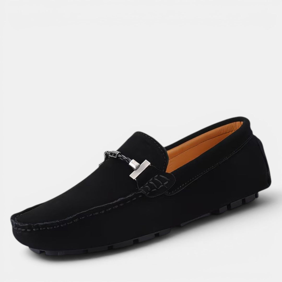 Mocassins Outdoor en Daim Homme Été à Enfiler Slip-On
