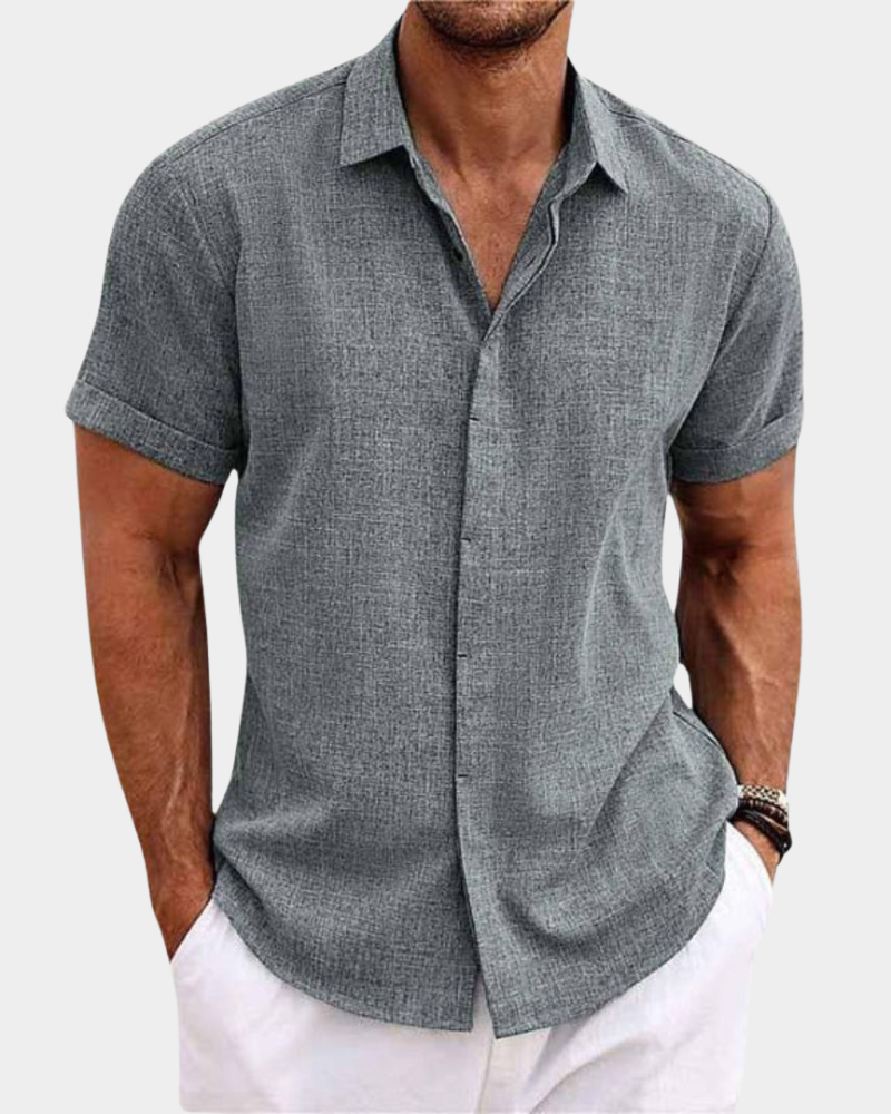 Chemise de Loisir Premium Homme Manches Courtes Casual