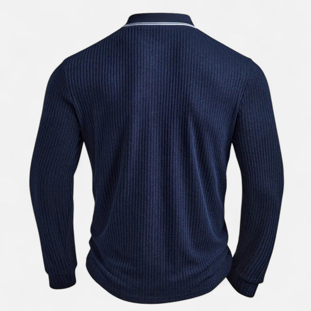 Chemise Boutonnée Contrastée Homme Élégante Button-Up