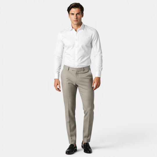 Chemise Business Classique Homme Manches Longues