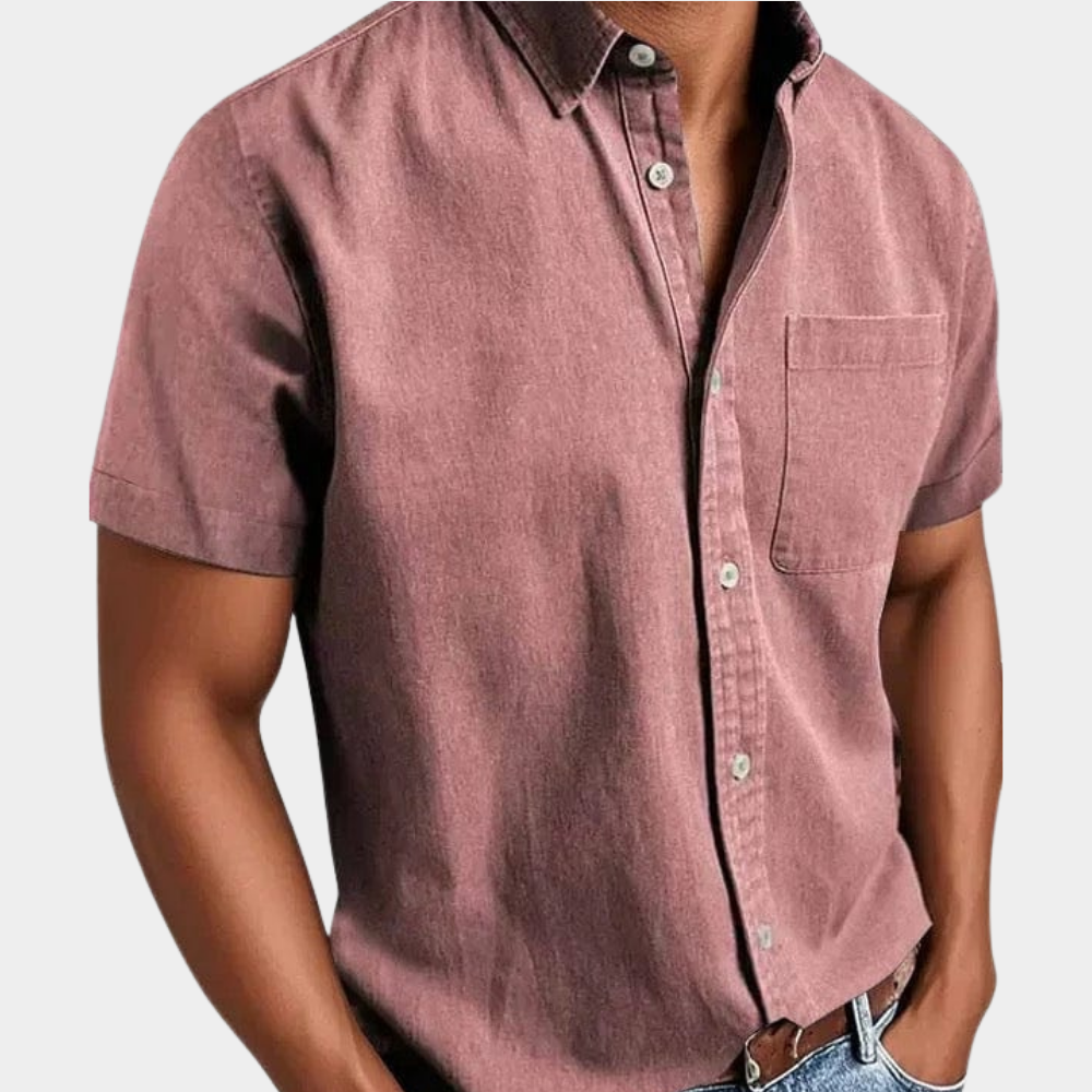 Chemise de Loisir Classique Homme Manches Courtes