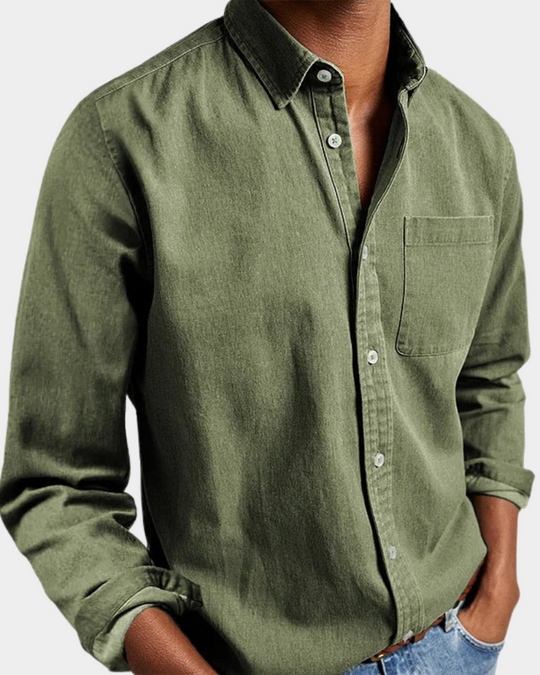 Chemise Premium Homme Manches Longues Casual Confort