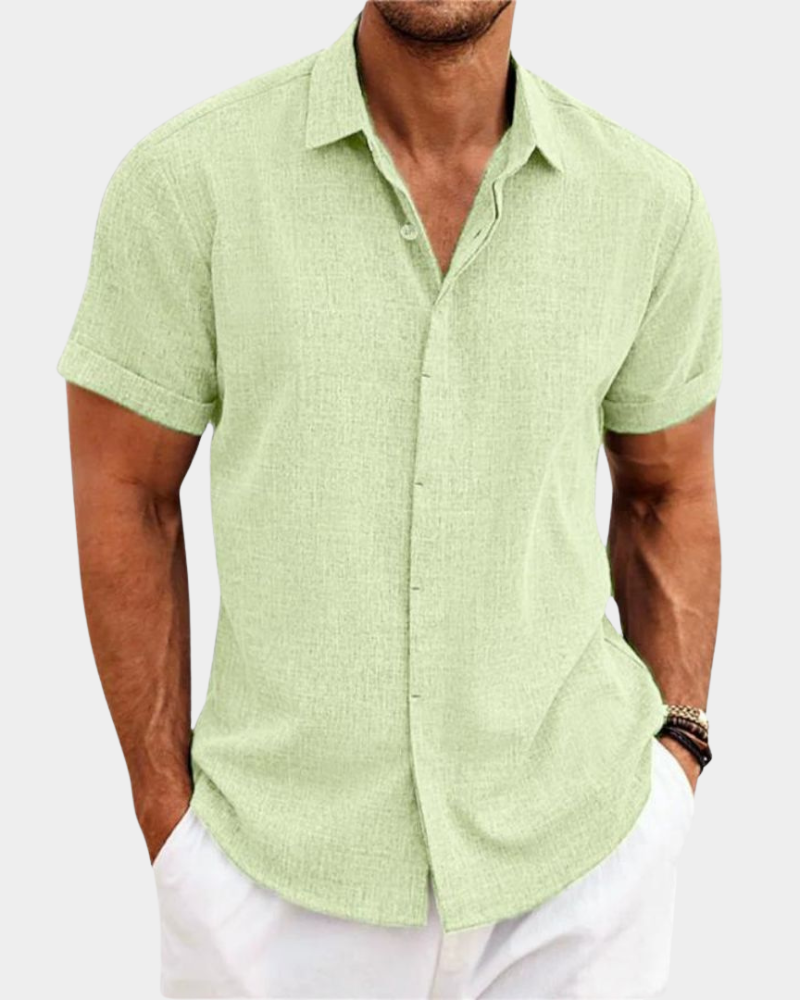 Chemise de Loisir Premium Homme Manches Courtes Casual