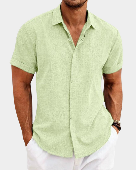 Chemise de Loisir Premium Homme Manches Courtes Casual