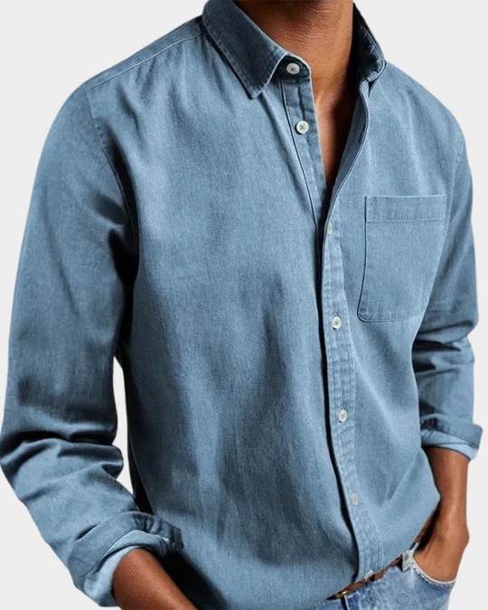 Chemise Premium Homme Manches Longues Casual Confort