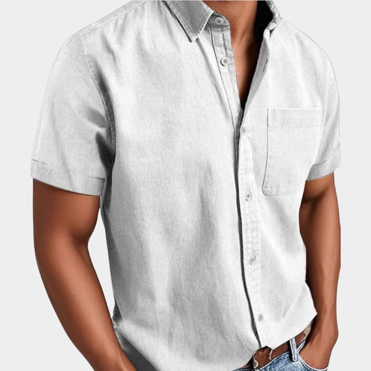 Chemise de Loisir Classique Homme Manches Courtes