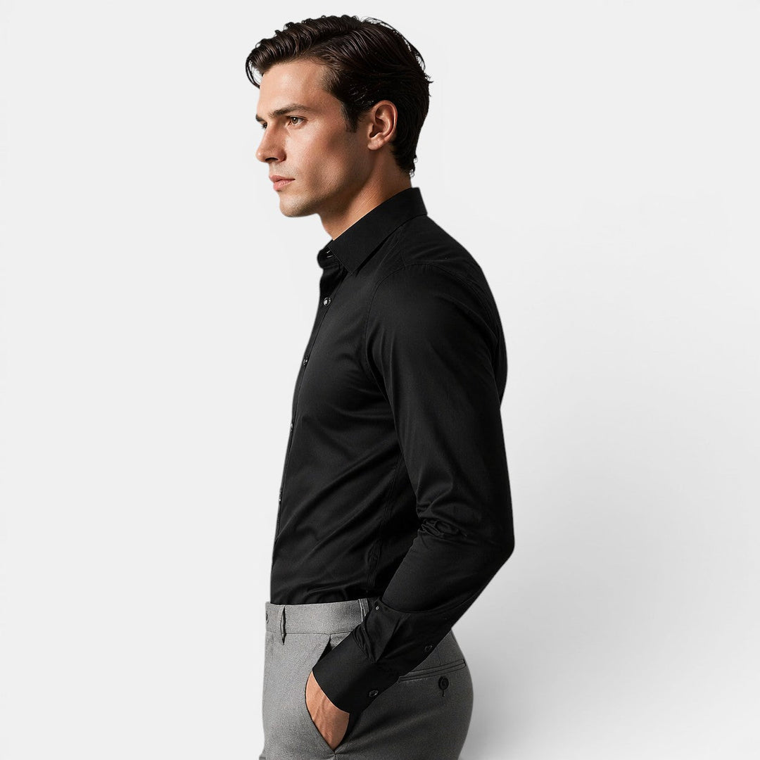 Chemise Business Classique Homme Manches Longues