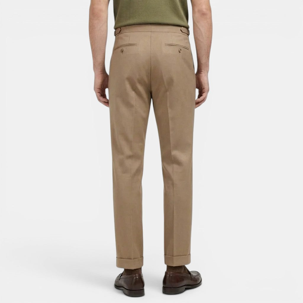Pantalon de Costume Ajusté Homme Élégant Slim Business