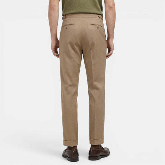 Pantalon de Costume Ajusté Homme Élégant Slim Business
