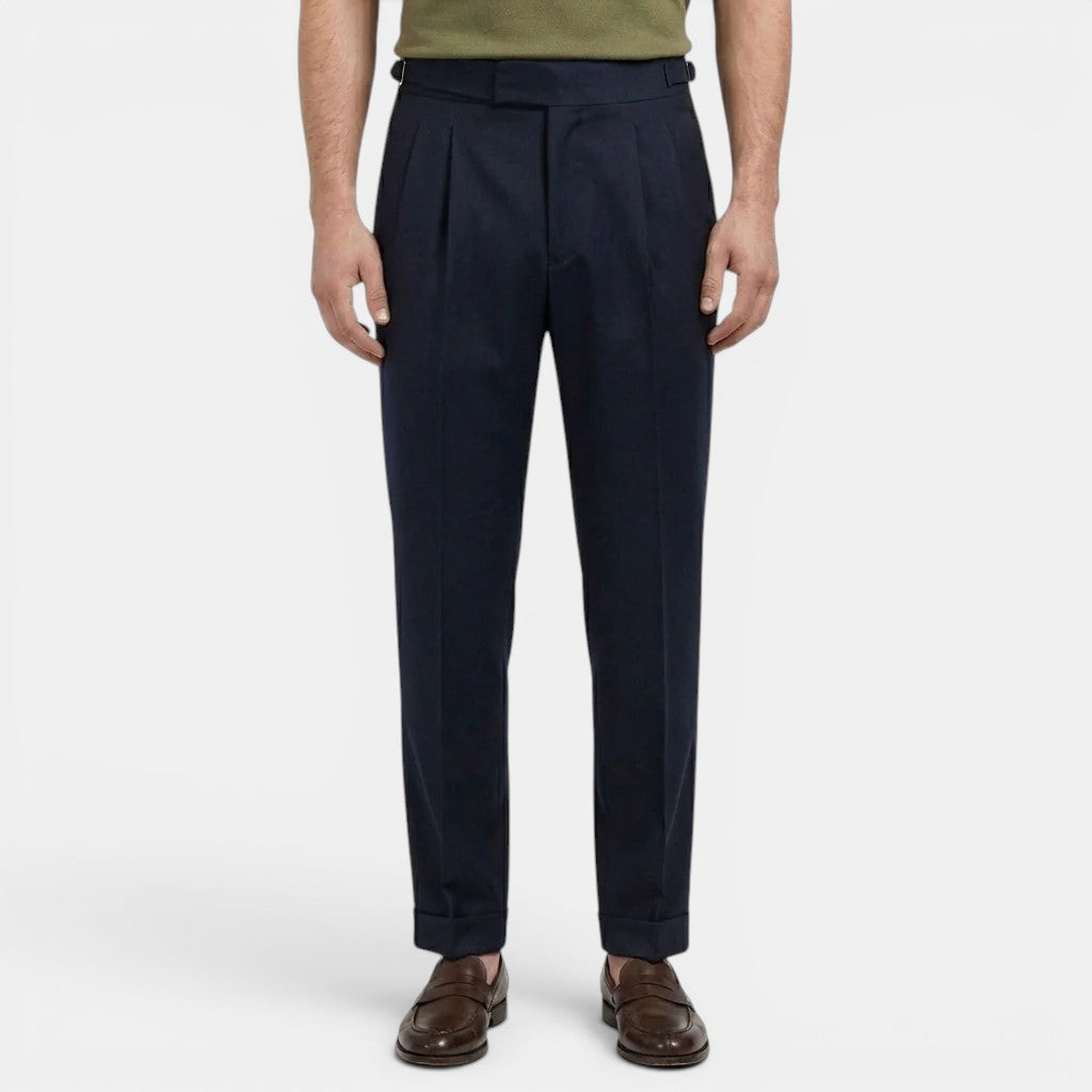 Pantalon de Costume Ajusté Homme Élégant Slim Business