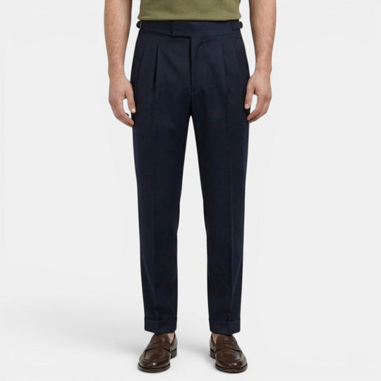 Pantalon de Costume Ajusté Homme Élégant Slim Business