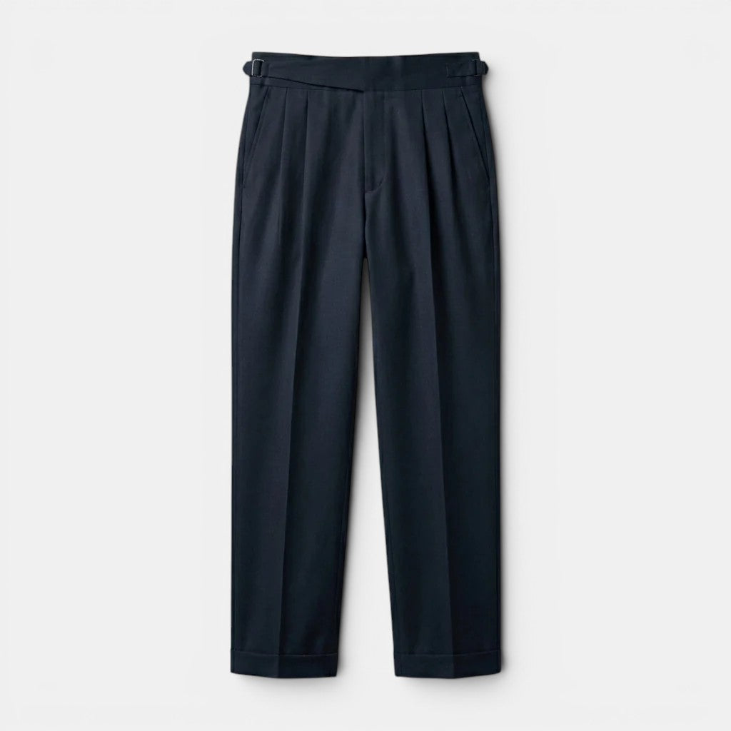 Pantalon de Costume Ajusté Homme Élégant Slim Business