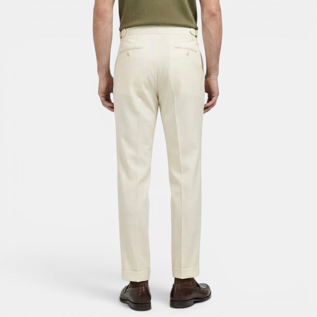 Pantalon de Costume Ajusté Homme Élégant Slim Business