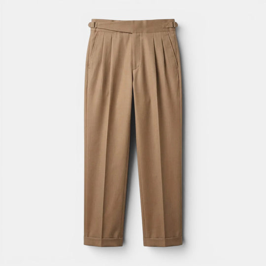 Pantalon de Costume Ajusté Homme Élégant Slim Business