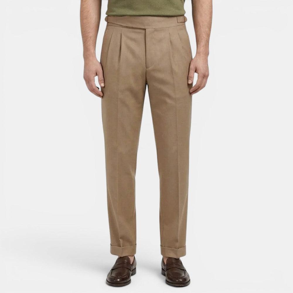 Pantalon de Costume Ajusté Homme Élégant Slim Business