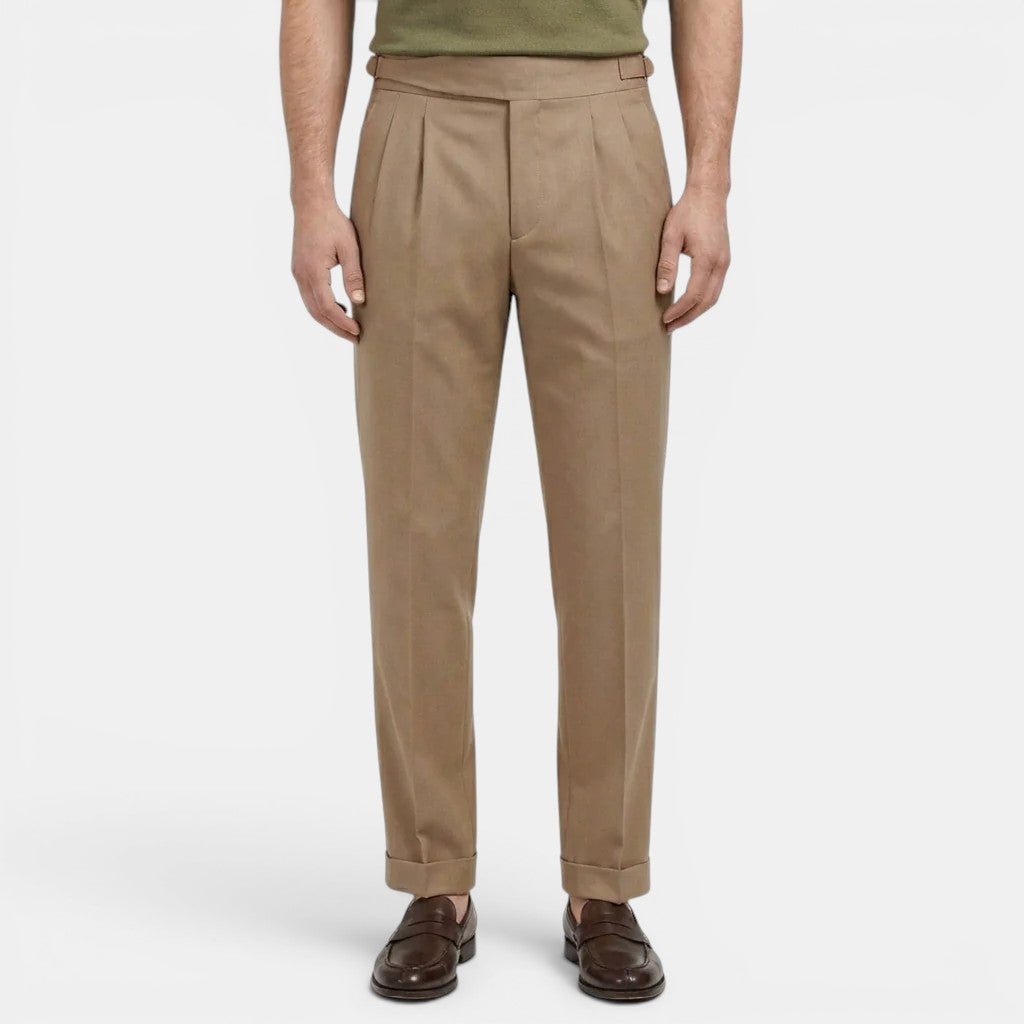 Pantalon de Costume Ajusté Homme Élégant Slim Business