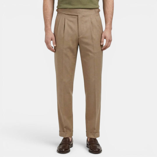 Pantalon de Costume Ajusté Homme Élégant Slim Business