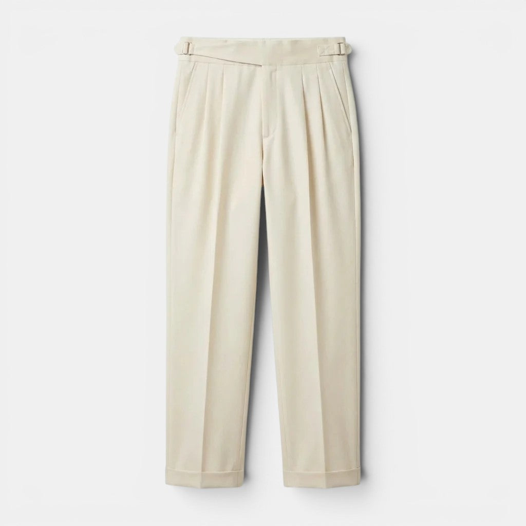 Pantalon de Costume Ajusté Homme Élégant Slim Business