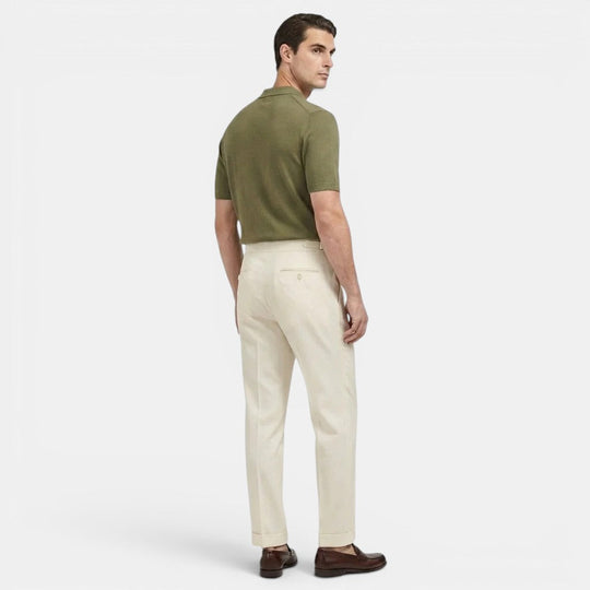 Pantalon de Costume Ajusté Homme Élégant Slim Business