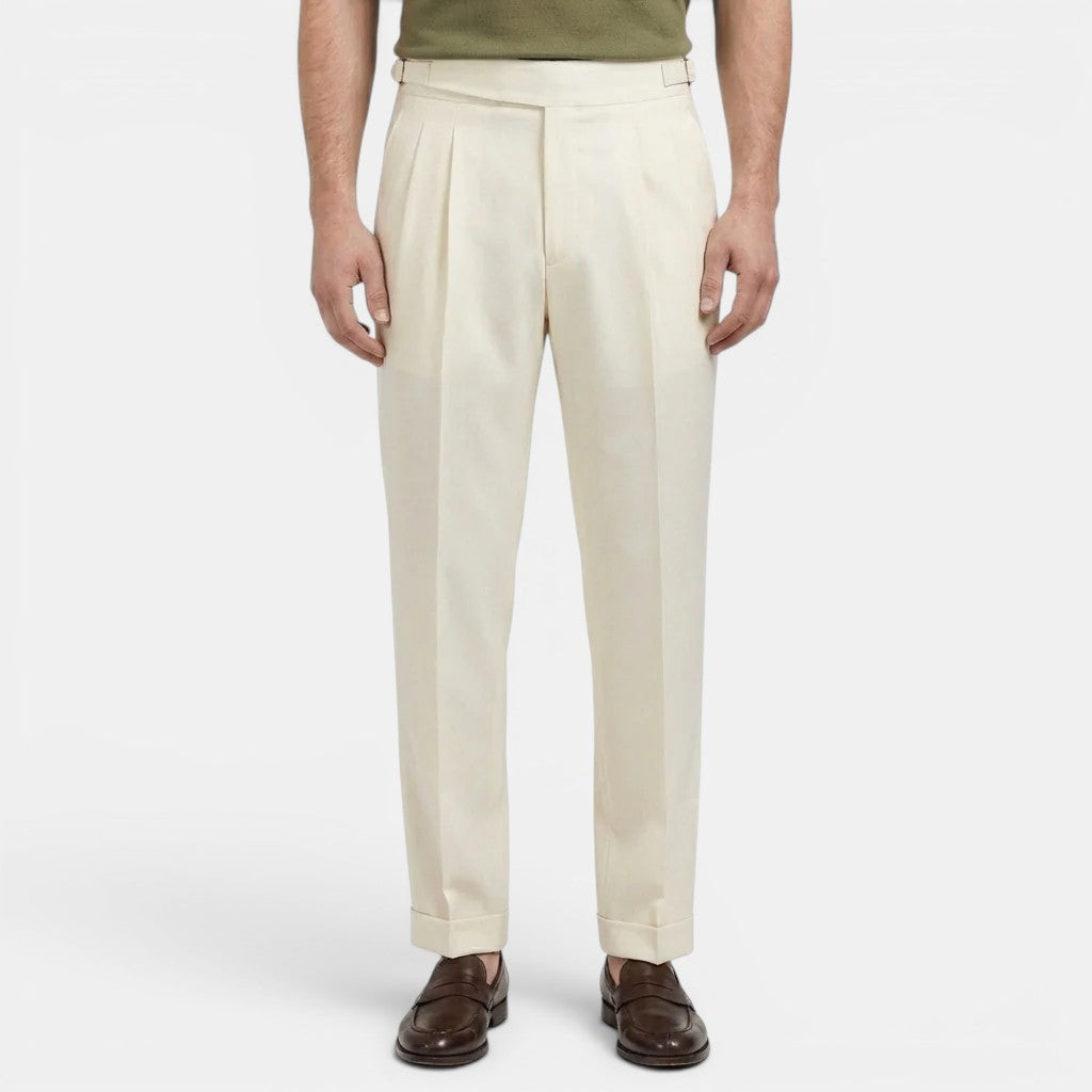 Pantalon de Costume Ajusté Homme Élégant Slim Business