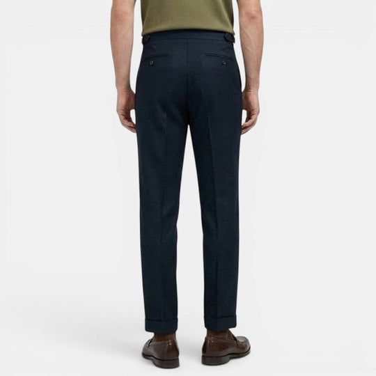 Pantalon de Costume Ajusté Homme Élégant Slim Business