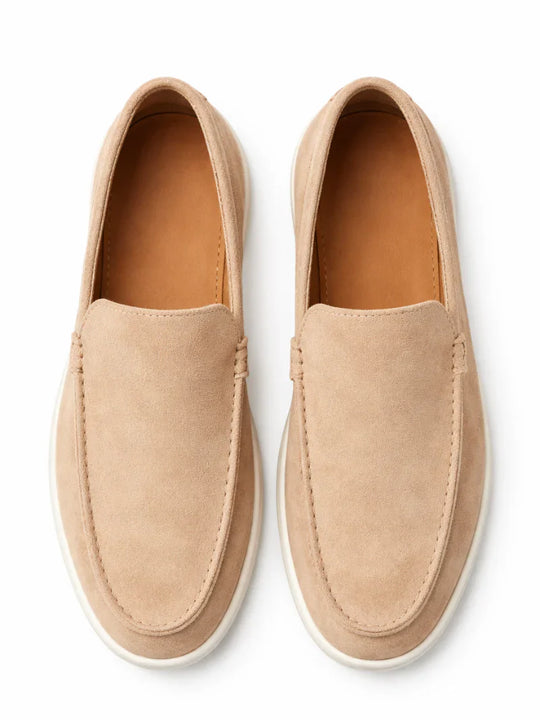 Mocassins Conducteur en Daim Homme à Enfiler Slip-On