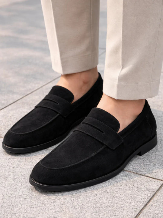 Mocassins Conducteur en Daim Légers Homme à Enfiler